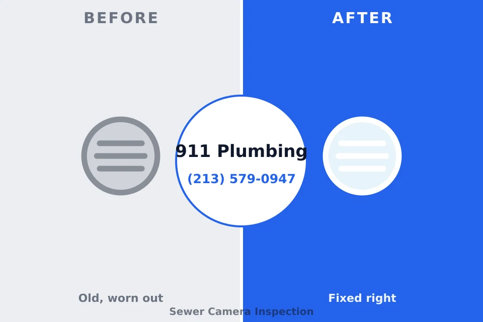 Before and after: plumbing repair Weatogue, CT